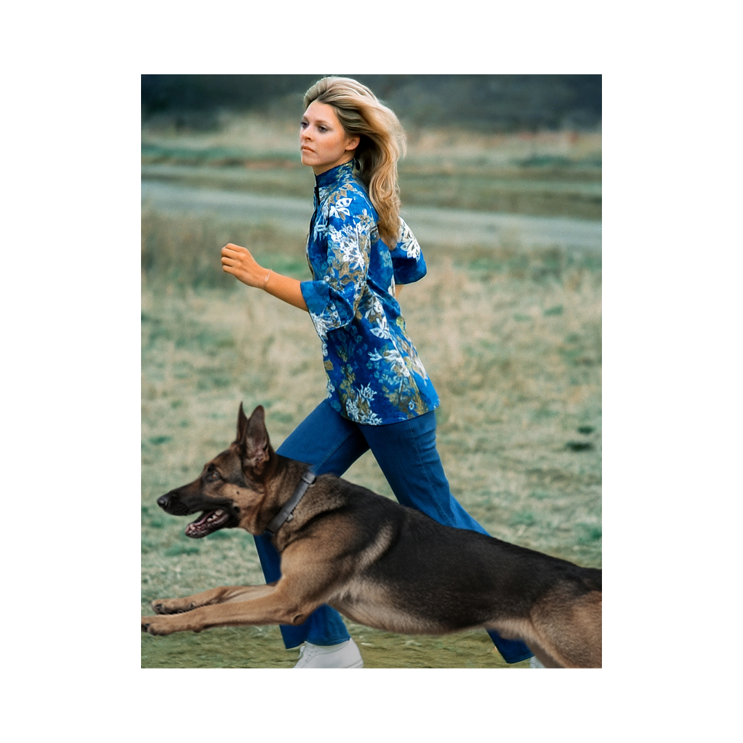 Jaime and Max running